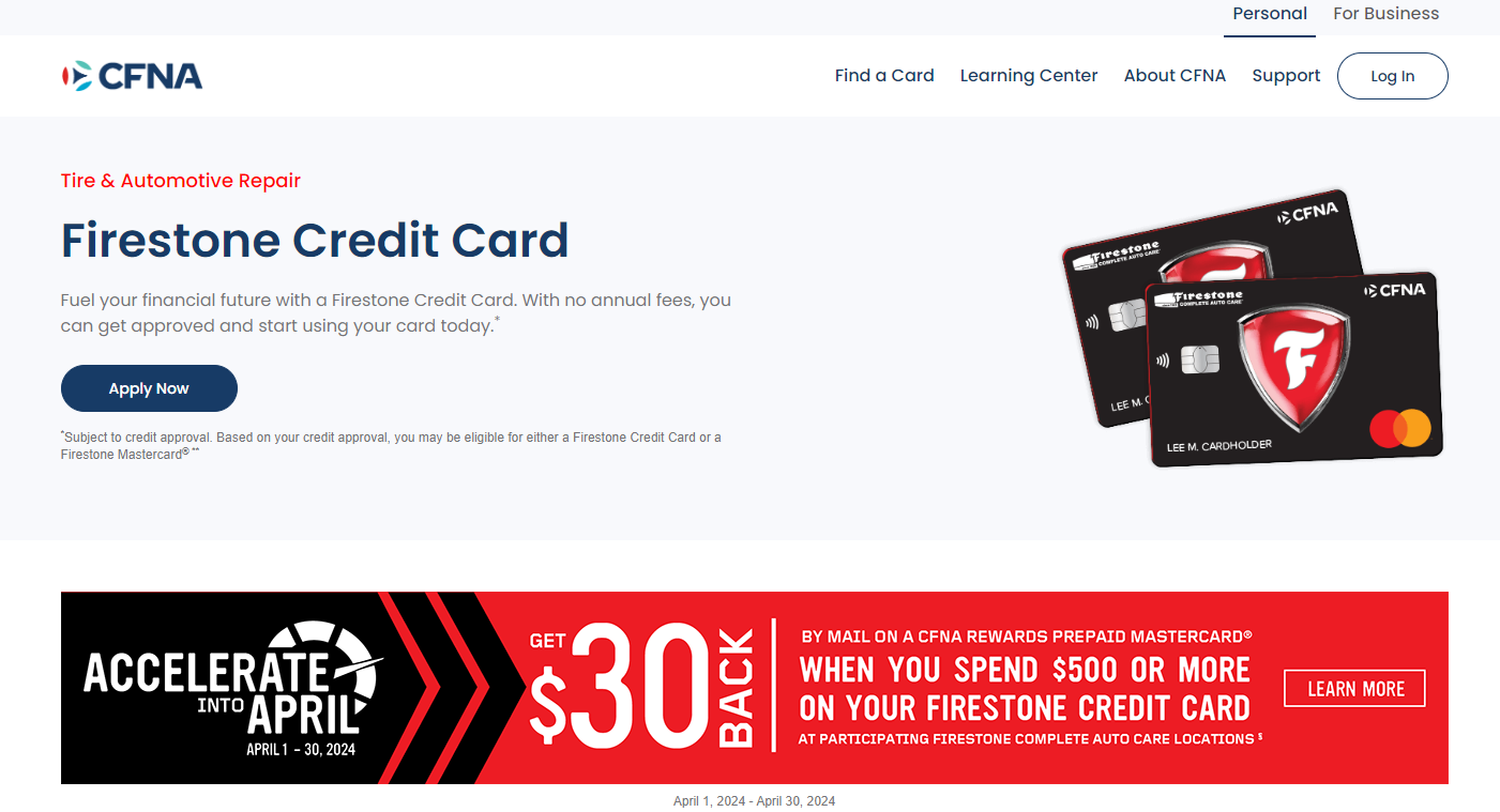 Make Firestone Credit Card Bill Payment Online